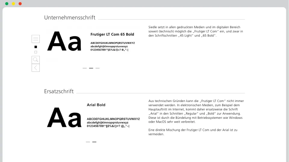 Webbasierte Corporate-Design-Guideline mit Assetmanagement