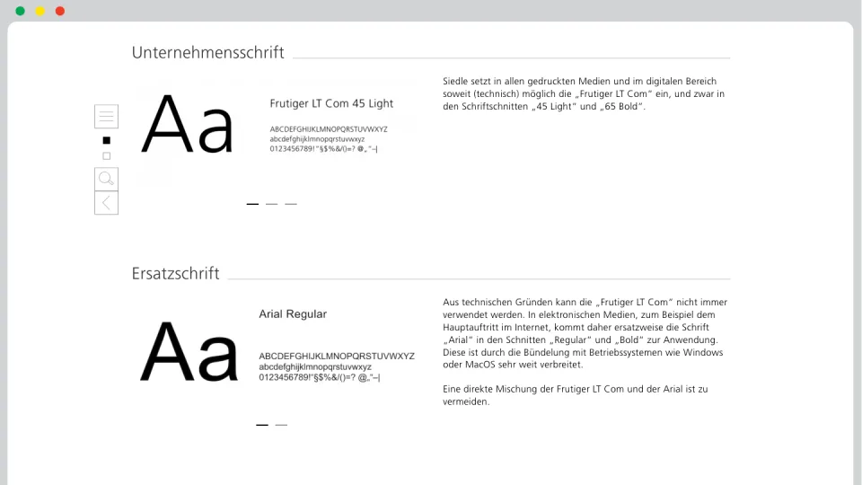 Webbasierte Corporate-Design-Guideline mit Assetmanagement